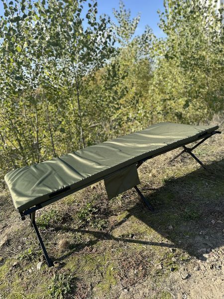 Збільшена розкладачка тип НАТО (XL) в чохлі з кешенею, подушкою та матрацом NEST70 фото