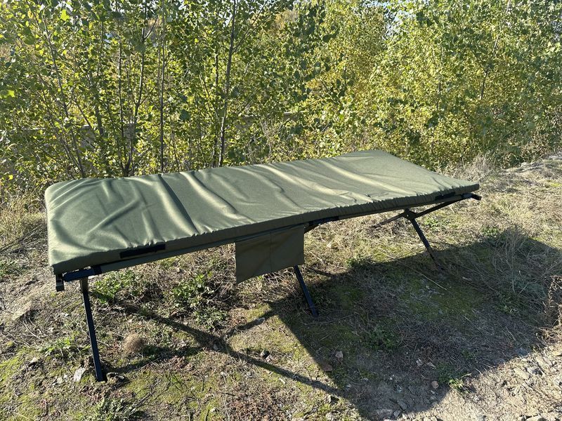 Збільшена розкладачка тип НАТО (XL) в чохлі з кешенею, подушкою та матрацом NEST70 фото