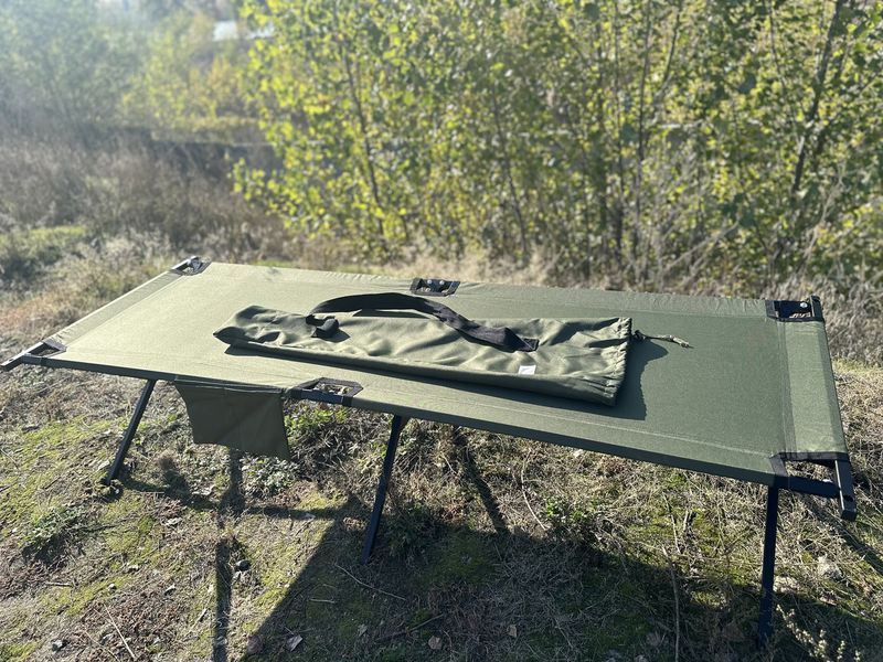 Збільшена розкладачка тип НАТО (XL) в чохлі з кешенею, подушкою та матрацом NEST70 фото