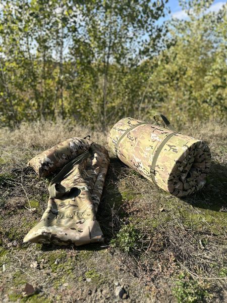 Збільшена розкладачка типу НАТО (XL) в чохлі з кешенею, подушкою та матрацом NEST71 фото